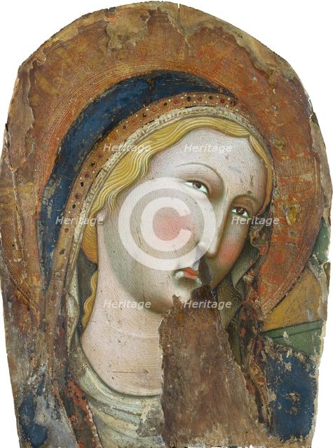 Virgin (fragment), c1377-1383. Creator: Niccolo di Buonaccorso.