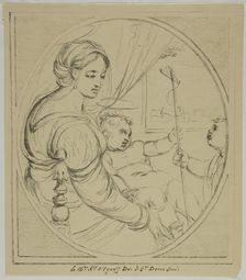 Virgin in a Chair, 1817–20. Creator: Vivant Denon