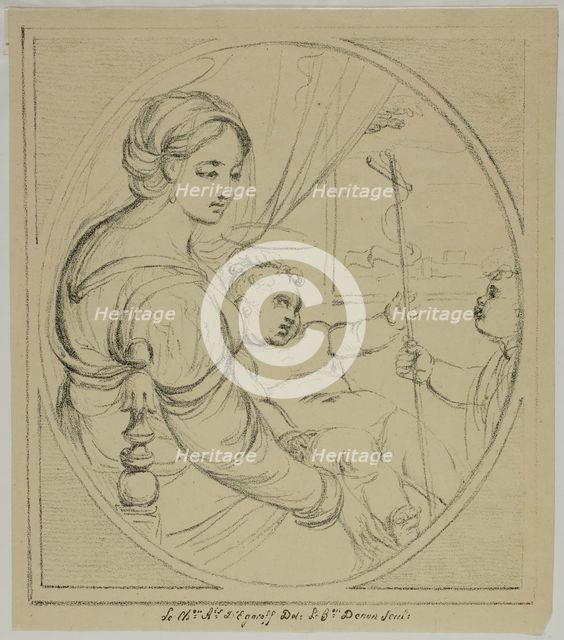 Virgin in a Chair, 1817–20. Creator: Vivant Denon.