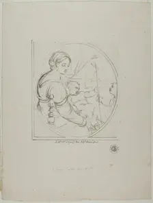 Virgin in a Chair, 1817–20. Creator: Vivant Denon