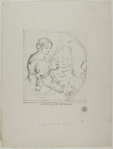 Virgin in a Chair, 1817–20. Creator: Vivant Denon