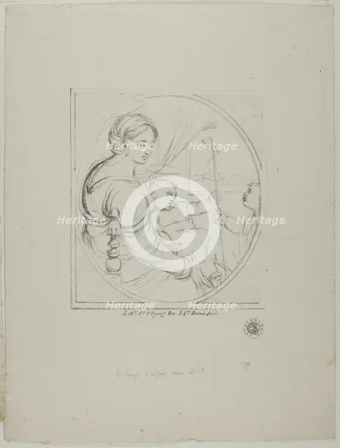 Virgin in a Chair, 1817–20. Creator: Vivant Denon.