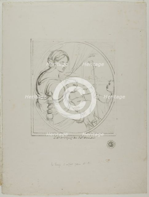 Virgin in a Chair, 1817–20. Creator: Vivant Denon.
