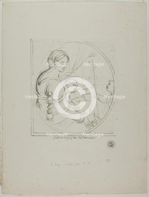 Virgin in a Chair, 1817–20. Creator: Vivant Denon.