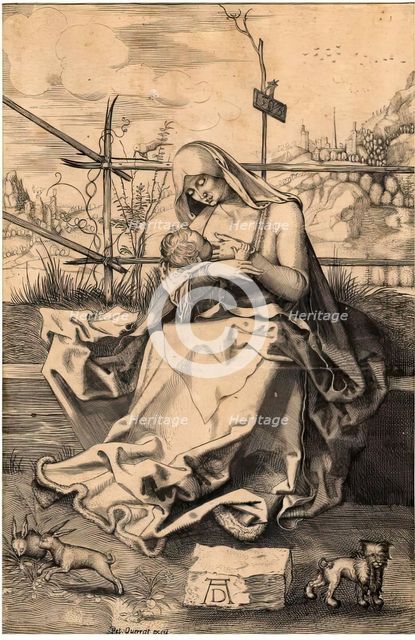 Virgin Suckling the Child, 1503. Creator: Albrecht Durer.