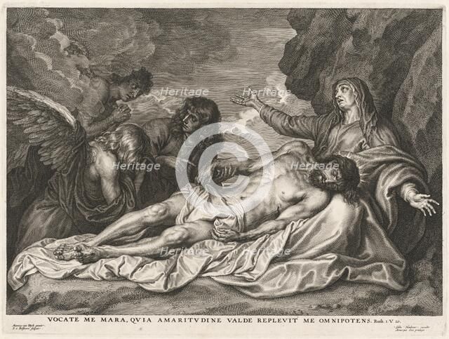 Virgin Supporting the Dead Christ. Creator: Boetius Adams Bolswert.