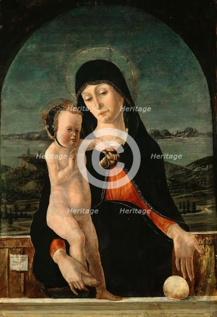 Virgin with Child, 1484. Artist: Morone, Domenico (c. 1442-1518)