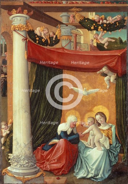 Virgin with Child and Saint Anne, 1513. Creator: Hans Baldung.