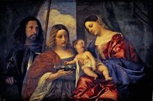 Virgin with the Child and Saints by Titian