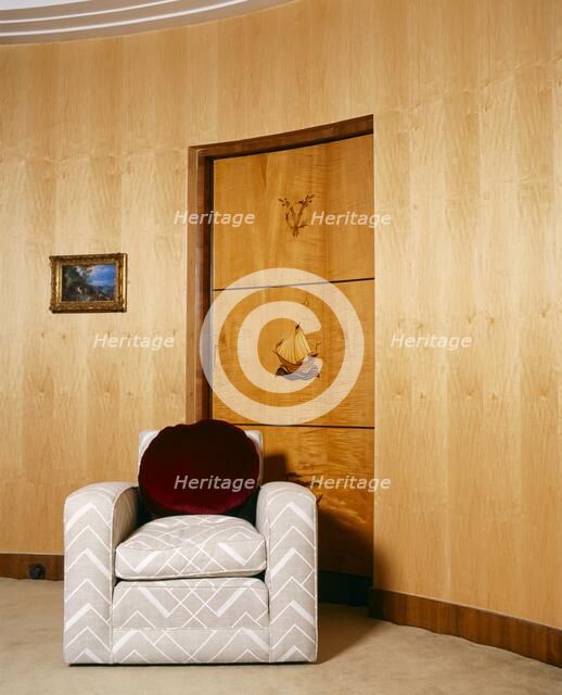 Virginia Courtauld's bathroom, Eltham Palace, London, c2000s. Artist: Unknown.