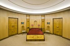 Virginia Courtauld's bedroom, Eltham Palace, Greenwich, London, 2011. Artist: Historic England Staff Photographer