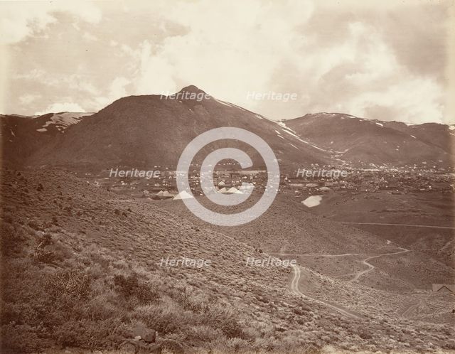 Virginia City, 1875, printed ca. 1876. Creator: Carleton Emmons Watkins.