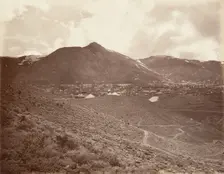 Virginia City, 1875, printed ca. 1876. Creator: Carleton Emmons Watkins