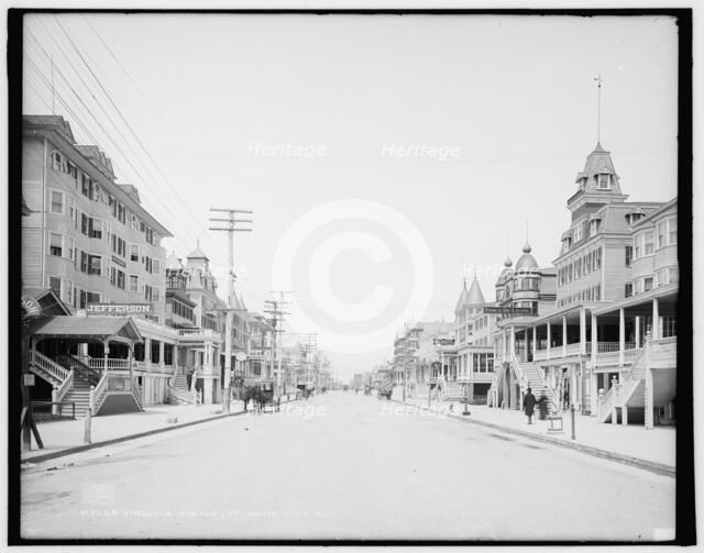 Virginia Avenue, Atlantic City, N.J., c1904. Creator: Unknown.