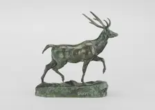 Virginia Deer, Left Foot Raised, model n.d., cast 1857/1873. Creator: Antoine-Louis Barye