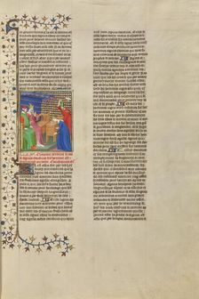 Virginia Killed by Her Father to Save Her from the Attentions of Appius Claudius, about 1413-1415. Creators: Boucicaut Master, Workshop of the Boucicaut Master