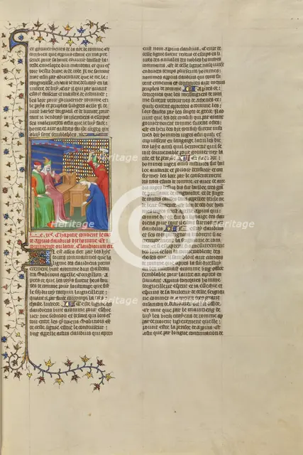 Virginia Killed by Her Father to Save Her from the Attentions of Appius Claudius, about 1413-1415. Creators: Boucicaut Master, Workshop of the Boucicaut Master.