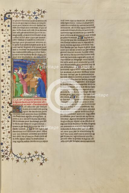 Virginia Killed by Her Father to Save Her from the Attentions of Appius Claudius, about 1413-1415. Creators: Boucicaut Master, Workshop of the Boucicaut Master.