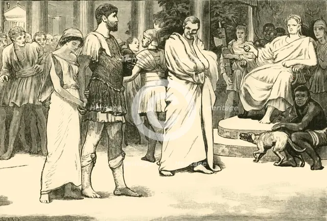 'Virginia in the Forum', 1890.   Creator: Unknown.