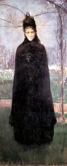Virginia Oldoini (1837-99) Countess of Castiglione, Memory of 1893 1914. Creator: Jacques Emile Blanche