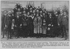 Virginia Negro extension agents assembled at annual meeting..., 1926. Creator: Unknown