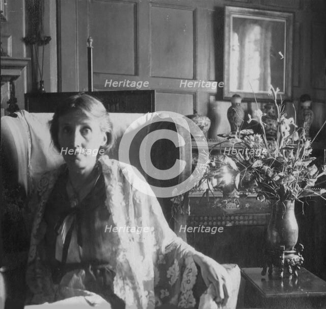 Virginia Woolf (1882-1941), 1924. Creator: Morrell, Lady Ottoline (1873-1938).