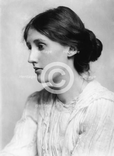 Virginia Woolf, British author, 1902. Artist: George Charles Beresford