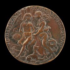Virginity Tying Love to a Tree [reverse], 1485/1490. Creator: Unknown