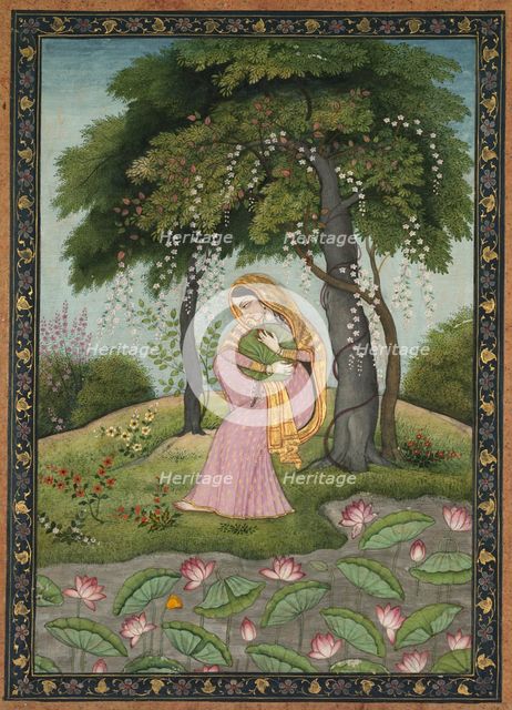 Virhini Nayika, Love-Torn Heroine , c. 1800. Creator: Unknown.