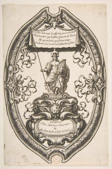 Virtue: Athena, 1637. Creator: Abraham Bosse