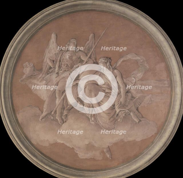 Virtue and Abundance, 1760. Creator: Giovanni Battista Tiepolo.