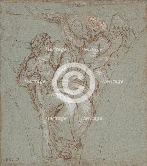 Virtue Crowned by Honor, 1670-76. Creator: Carlo Maratti.