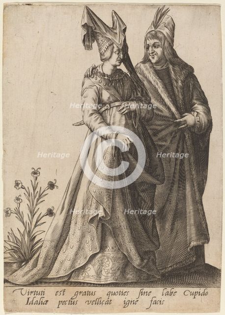 Virtui est gratus quoties..., 1597. Creator: Robert Boissard.