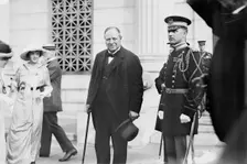 Viscount Haldane - West Point, 1913. Creator: Bain News Service