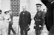 Viscount Haldane - West Point, 1913. Creator: Bain News Service
