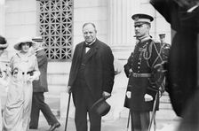 Viscount Haldane - West Point, 1913. Creator: Bain News Service