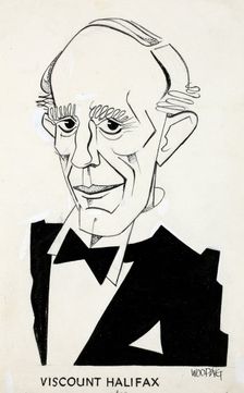Viscount Halifax (1st Earl of Halifax), between 1939 and 1944. Creators: Central Office of Information, John Musgrave-Wood