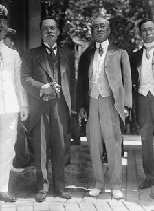 Viscount Ishii Kikujiro, Head of Japanese Mision [sic] To U.S., 1917. Creator: Harris & Ewing