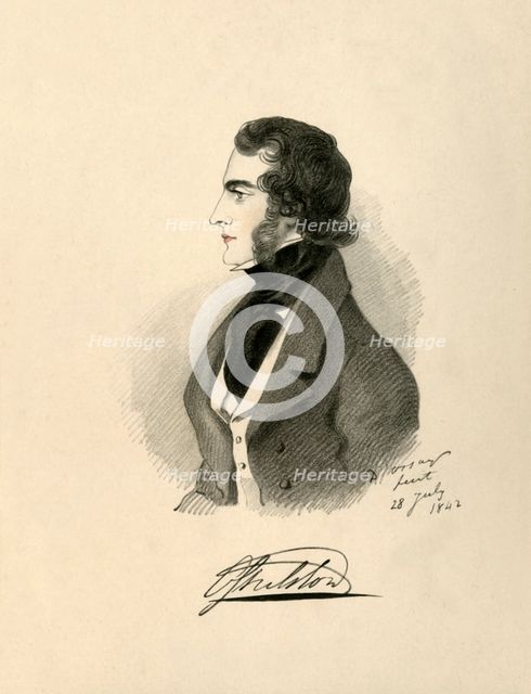 'Viscount Ossulton', 1842. Creator: Richard James Lane.