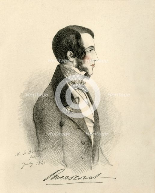 'Viscount Powerscourt', 1841. Creator: Richard James Lane.