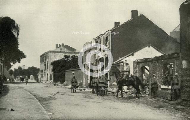 'Visé in the Hands of the Germans', (1919). Creator: Unknown.