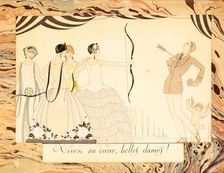Visez au coeur, belles dames! From Le Bonheur du Jour ou, Les Graces à la Mode, 1924. Creator: Barbier, George (1882-1932)
