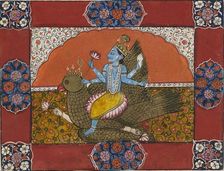Vishnu on Garuda, early 19th century