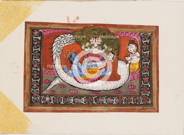 Vishnu Anantasayin, early 19th century. Artist: Unknown.