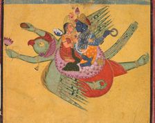 Vishnu and Lakshmi on Garuda, c. 1750 . Creator: Unknown