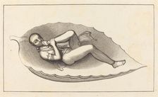 Vishnu, Creating Agent of Brahma, Attitude, the Emblem of Eternity, published 1829. Creator: Maria Denman