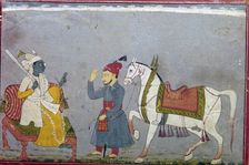 Vishnu in his 10th Incarnation as the White Houre Kalki, 1710-1720