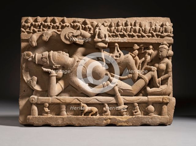 Vishnu in His Cosmic Sleep, 11th century. Creator: Unknown.