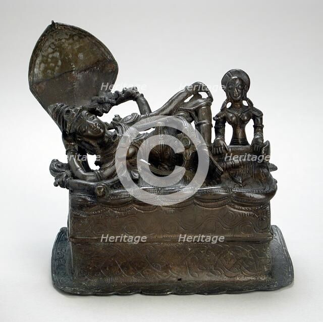 Vishnu in His Cosmic Sleep, 13th century. Creator: Unknown.