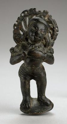 Vishnu's Personified Chakra, 6th century or earlier. Creator: Unknown
